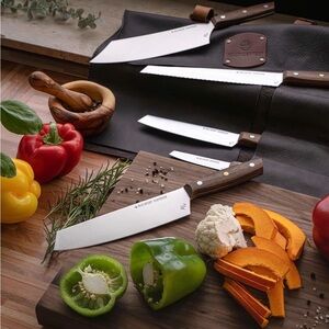 ZEPTER Chef Knife Set with Leather Roll